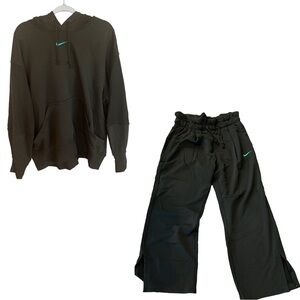 Nike Forest Green Track Pants and Hoodie Set 2 items both M